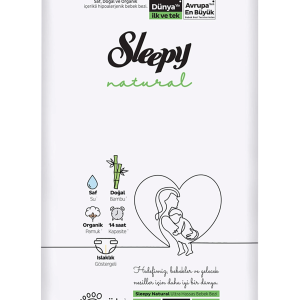 Sleepy Natural Bebek Bezi 2'Li Fırsat Paketi 7 Beden 40 Adet