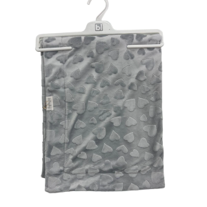 Bibaby Jacquard Heart 82x90 Battaniye 64727 Gri