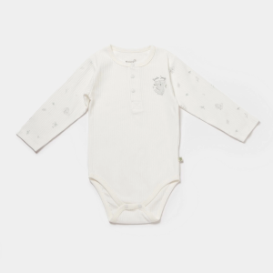 Bibaby Biorganic Koala Jungle Uzun Kol Bebek Body 56973 Gri