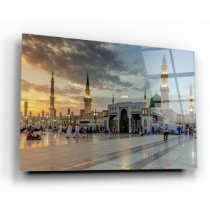 Medine Cam Tablo | Modern Dekoratif Cam Tablo
