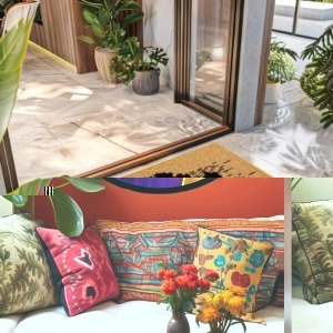 Bohem,Yoga, Meditasyon,Burçlar ve Mandala Temalı,  Duvar Örtüsü 66