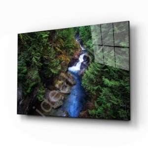 Doğa Manzara Cam Tablo 4mm Dayanıklı Temperli Cam