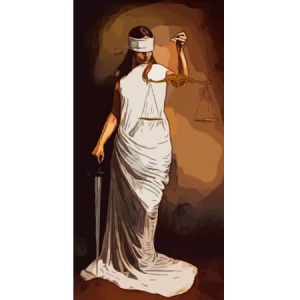  Adalet Sayılarla Boyama Seti Kasnaklı  40 x 50