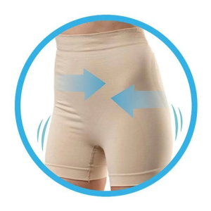 Mycey Doğum Sonrası Toparlayıcı Korse Kısa Paça Ekru