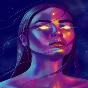  Ay Tanrıcasi Sayılarla Boyama Seti Kasnaklı  40 x 50
