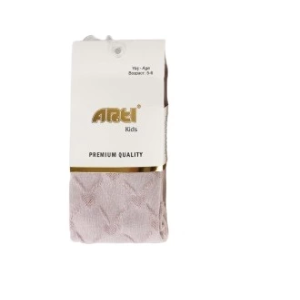 Artı Kalp Kabartmalı Kız Külotlu Çorap 340023 Karışık Renk(1 Adet)