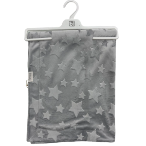 Bibaby Jacquard Star 82x90 Battaniye 64726 Grey