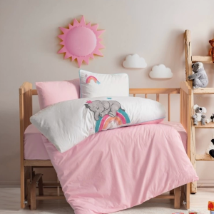 Cotton Box Punch Nakışlı Bebek Nevresim Takımı Lucky