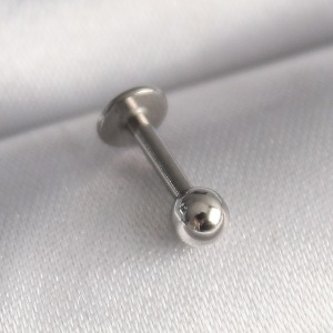 316L Çelik Gümüş Renk Topçuk Piercing