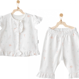 Andywawa Ac25511 Love Family 2'li Bebe Takım Ekru