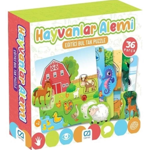 Games Hayvanlar Alemi 36 Parça Puzzle