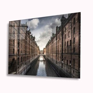 Hamburg Şehir Cam Tablo 4mm Dayanıklı Temperli Cam