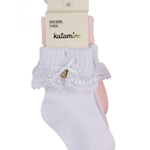 Katamino Amy 2'li Aks. Bebek Soket K44024 Karışık Renk