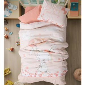 Cotton Box Bebek Nevresim Takımı Rapeti Somon