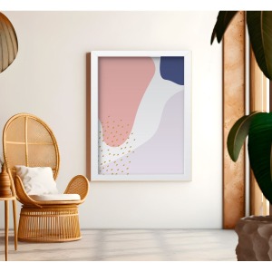 Bohem Tarz MDF Plastik Çerçeveli Dekoratif Tablo 01 