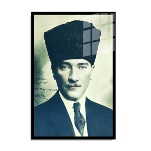 Atatürk Cam Tablo 160