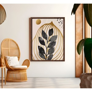 Bohem Tarz MDF Plastik Çerçeveli Dekoratif Tablo 01 