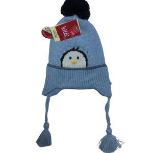Kitti Çocuk Erkek Kulaklı Bere (4-8 Yaş) K24130-08 Mavi