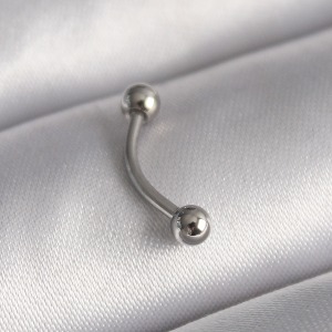 316L Çelik Gümüş Renk Topçuk Model Piercing