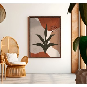 Bohem Tarz MDF Plastik Çerçeveli Dekoratif Tablo 01 