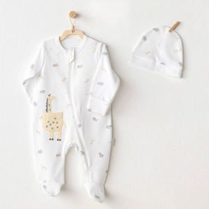 Andywawa Ac25803 Little King Bebek Tulum Takım White