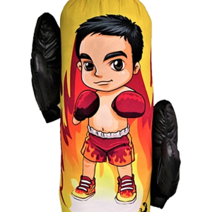 Boks Torbası Eldiven Hediyeli Çocuklara Eğlenceli Evde Boks Erkek Çocuk Boks Torbası Sarı