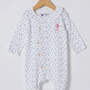 U.s Polo Bebek Tulum Usb2435 Beyaz-mavi