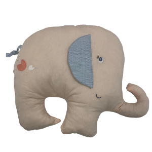 Bibaby Biorganic Chubby Elephant Yastık 72227 Somon