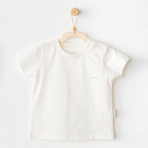 Andywawa Ac25971 Casual Bebek Tişört White