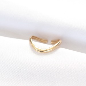 Yassı Gold Renk Ayarlanabilir Yüzük