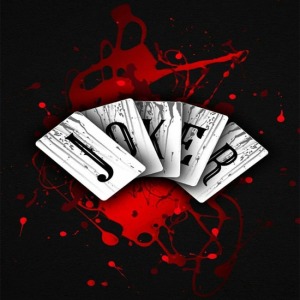  Joker Kartları sayılarla Boyama Seti Kasnaklı  40 x 50