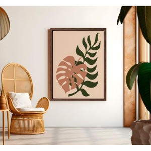 Bohem Tarz MDF Plastik Çerçeveli Dekoratif Tablo 01 