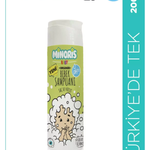 Minoris Baby Organik Bebek Saç ve Vücut Şampuanı 200ml