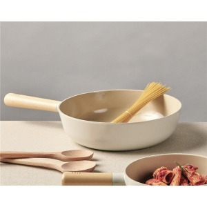 Neoflam Fika Alüminyum Döküm Wok Tava 26cm Bej
