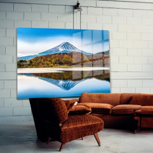 Doğa Manzara Cam Tablo 118