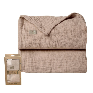 Bistyle Müslin Battaniye 120x120 Cm 70101 Bej