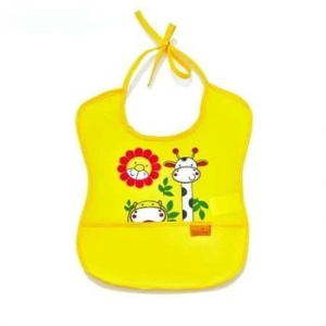 Babyjem Poli Muşamba Küçük Mama Önlüğü 030 Sarı