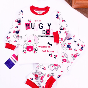 6-24 Ay Hungry Kız Çocuk Pijama Takımı Fuşya