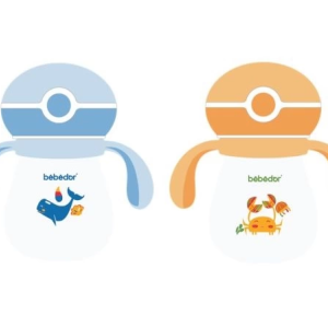 Bebedor Bas-Aç Kapaklı Kulplu PP Alıştırma Bardağı 7504