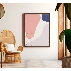 Bohem Tarz MDF Plastik Çerçeveli Dekoratif Tablo 01 