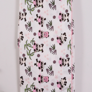 Pembe Bambu 95*120 Müslin Bebek Battaniyesi