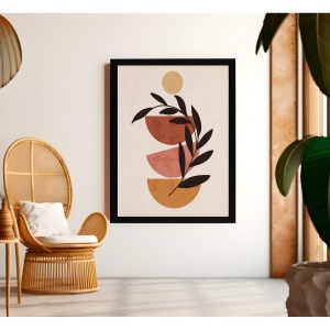 Bohem Tarz MDF Plastik Çerçeveli Dekoratif Tablo 01 
