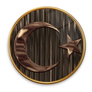 Djital Baskı Yuvarlak Cam Tablo 43