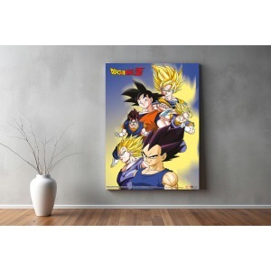 Anime Karakterleri Özel Tasarım Kanvas Tablo 170