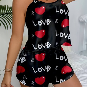 Desteksiz Dantelli Siyah Jartiyer Takım