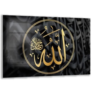 Bulutlu Dağlar Siyah Beyaz Cam Tablo, Duvar Dekor, Büyük Tablo, Cam Duvar Tablo, Kanvas Tablo
