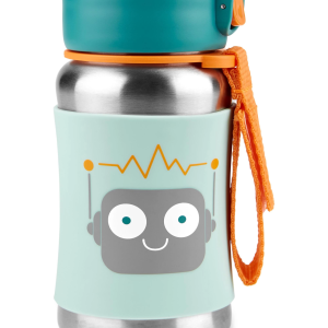 Skip Hop Zoo Pipetli Paslanmaz Çelik Suluk 350 ml Robot