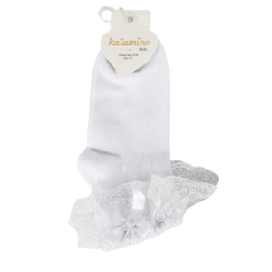 Katamino Ada Aks. Soket Çorap K22045 Beyaz(1 Adet)