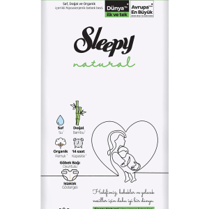 Sleepy Natural Bebek Bezi Fırsat Paketi 2 Beden 48 Adet
