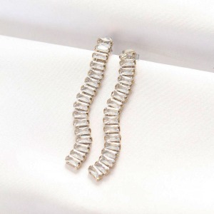 316L Çelik Gold Renk Su Yolu Küpe